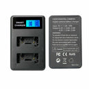 1X(For Li-40B En-El10 Li63 Np-80 K7006 Ds-6365 Usb Lcd Display Dual Port Ba