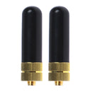 2x SRH805S SMA-F Female Dual Band Antenna for Baofeng GT-3 UV-5R 888s Radio