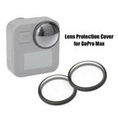 1 Pair Protective Lens Cap Scratch Resistant Guard for Go pro Max Action Camera