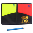 Sport Football Soccer Referee Wallet Notebook with Red Card and Yellow Card HOT