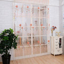 2 x 1M Jacinth Rose Tulle Voile Window Curtain Drape Panel Scraf Valance Sheer