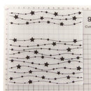 DIY Transparent Plastic Rubber Stamps Clear Seal Scrapbooking Star Pattern