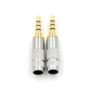 Fashion 4 Pole 3.5mm Stereo Headphone Male Plug Jack Audio Solders Connector TO