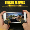1Pair Breathable Game Controller Sweat Proof Gaming Finger Thumb Sleeve (G) A