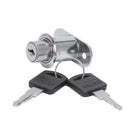 Home Office Door Showcase Cylinder Plunger Lock with 2 Pcs Keys O4F9