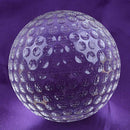 60mm Glass Crystal Golf Ball Paperweight Decorative Ball Home Office Decor