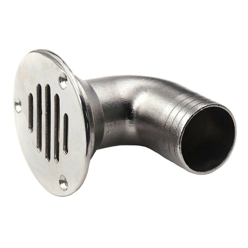 316 Stainless Steel 90 Degree Elbow Floor Drain Thru Marine Heavy Duty