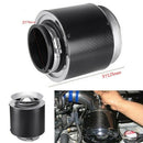 New 3 Inch 76Mm Inlet/5 Inch Carbon Fiber Hi-Flow Air Filter for Cold Air/S