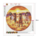 5D DIY Full Drill Diamond Painting Horse Cross Stitch Home Decor (C1083)