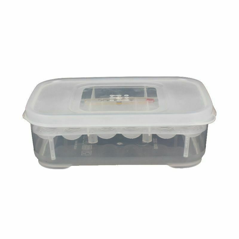 12 Holes Reptile Egg Incubation Tray With Thermometer Incubating Gecko Liza