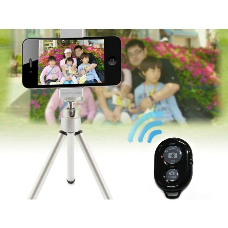 Bluetooth Wireless smartphone camera remote Shutter (Black) Y1X6