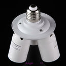 3/4 in1E27 Base Socket Splitter Light Lamp Bulb Adapter(E27-3E27)