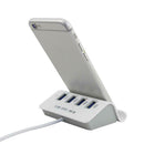 2 in 1 USB3.0 4 OTG HUB+Dock Splitter Adapter for Smart Phone and Computer