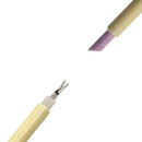 2 in 1 acrylic nail cuticle pusher finger dead skin remover nail scissors B.i Gn