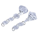 10pcs Acrylic Crystal Diamond Beads Garland  Hang Wedding Party Decor