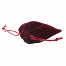 50 Gift Dark Red Velveteen Pouch Jewelry Bags With Drawstring 12x10cm