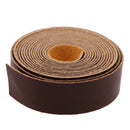 2 Rolls 20m DIY Leather Straps Wide Strips Belt Making Crafts Beige Brown
