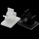 10 Pcs Random Cable Clips Adhesive Cord Management Wire Holder Organizer Clam Ew