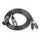Dual RCA to Dual XLR Audio Auxiliary Stereo Y Splitter Cable (5ft)