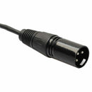 3 Pin XLR Female Jack to Dual 2 Male Plug Y Splitter Cable Adaptor Cord 1Ft