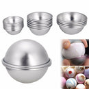 16pcs Aluminum Bath Bomb Mold 3 size DIY Bath Fizzy Sphere Round Ball Mold