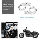 2pcs 10mm/8mm Handlebar Mirror Turn Signal Adapter Clamps for ATV Dirt Bike