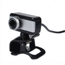 USB Webcam Web Cam Camera with MIC CD for Desktop PC Laptop Black