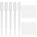 200 Pcs 3ML and 0.2ML Pipettes Plastic Transfer Eye Droppers for Essential