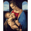 Painting By Numbers Kit DIY Nursing Woman Canvas Digital Wall Art Picture