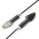2pcs 12V Motorcycle Amber LED Turn Signal Lights Indicators Blinkers for Yamaha