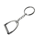 1Pcs Simple Elegant Design Western Stirrup Keychain Key Ring Hanger Tool Fo H2M4