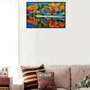 5D DIY Diamond Painting Cross Stitch Landscape Green Wood Crystal Needle Th