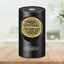 Portable Spiral Heating Electric Heater Desktop Warmer Machine (Black EU) A