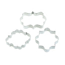 3pcs Stainless Steel European Pattern Cutter Mold For Cake Cookie Baking T Tw