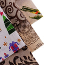 31pcs Mixed Cotton Linen Fabric Printed Material Bundle Scraps For Quilting