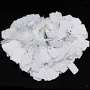 100 Pieces White Blank Tags with String, Marking Strung Tags Writable Price