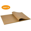 100X Parchment Nonstick Wax Paper Baking Liners Sheets for Air Fryer Pan 12*16in