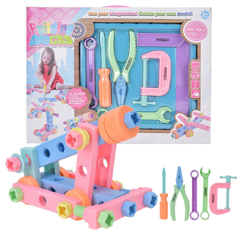 Children Kids Jigsaw Assembling Building Blocks Baby Early Educational Toys