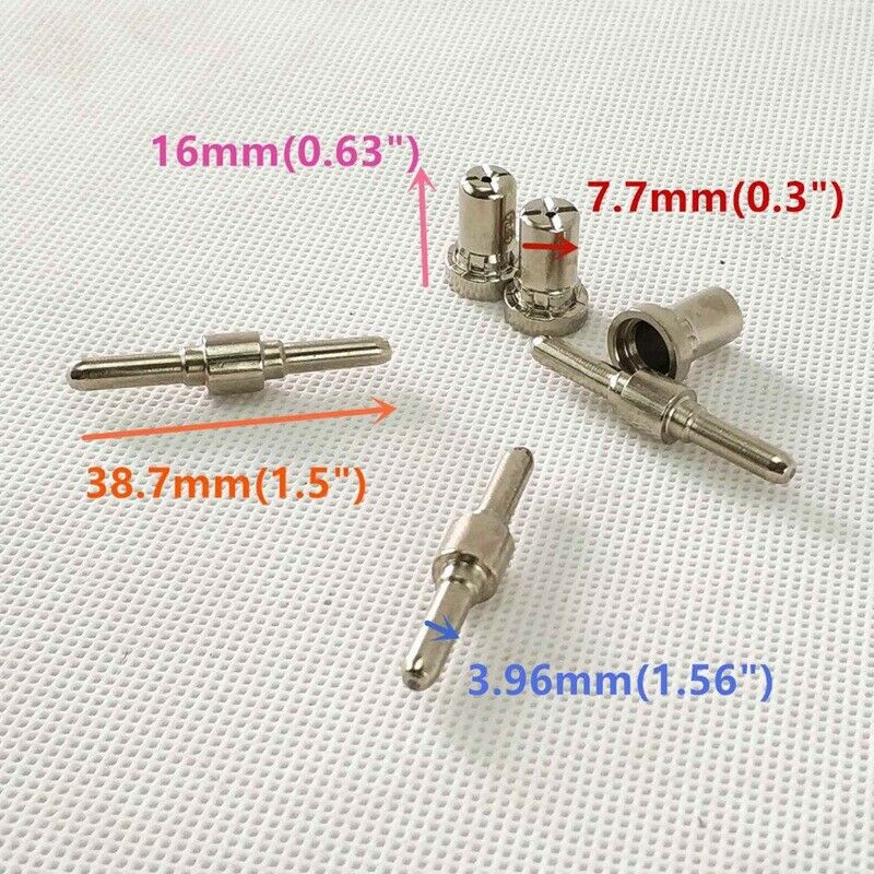 70Pcs Plasma Cutting Torch Consumable Cutting Extended Long Shield Cup Swir T4B2