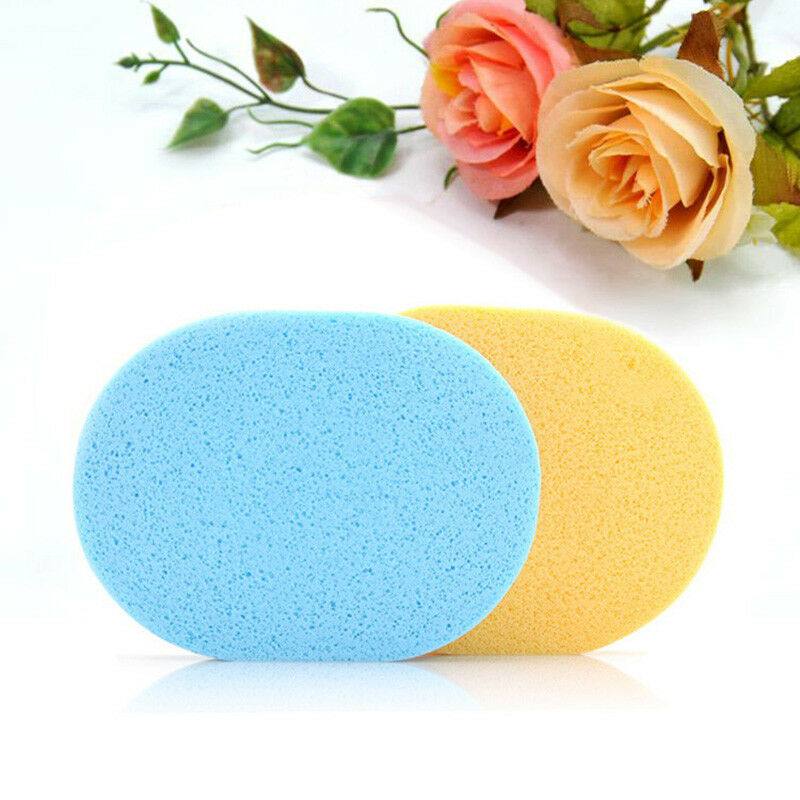 Natural Facial Sponge Compressed Puff Face Clean Wash Cleansing Sponge Random
