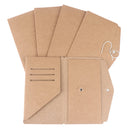 Papers notebook kraft paper pocker business card holder file folder accessory OZ