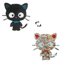 cat reversible change color sequins sew patches clothes diy applique bag coat ME