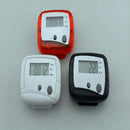 1X NewLCD PEDOMETER with CLIP - DIGITAL ELECTRONIC WALKING DISTANCE STEP COUNTER