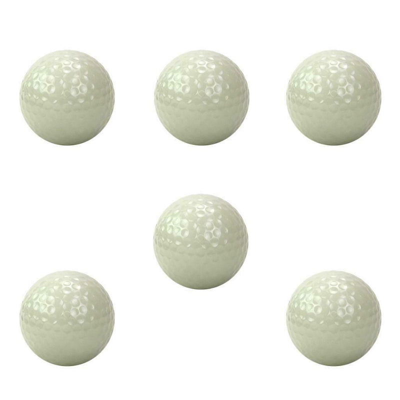 Set of 6 Reusable Luminous Golf Club Balls, Durable Night Glow Club Balls,