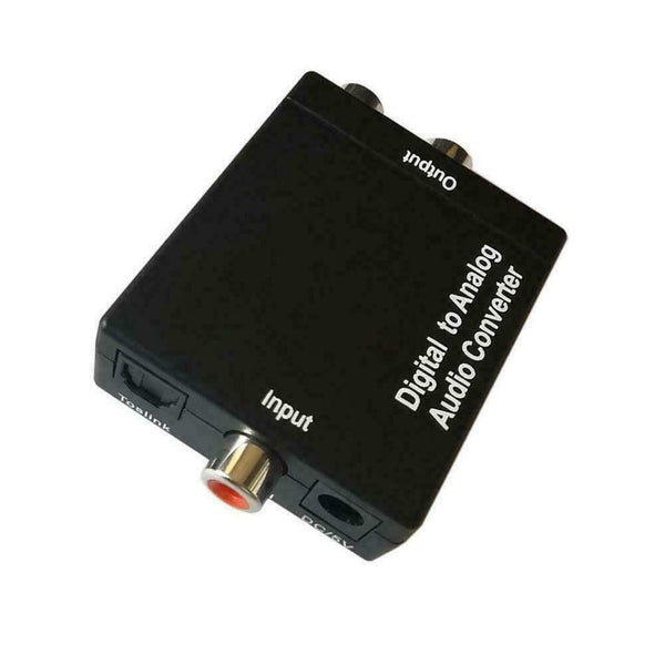 Optical Coaxial Toslink Digital to Analog Audio Converter Adapter RCA L/R N A4M4