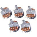 5PCS Switch Carbon Potentiometer WH138-1 B50K Ohm Single Linear With Swit,nJ Cy