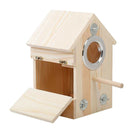 Bird Nests Box for Cages Parakeet Breeding Box Wood Budgie House for Lovebird