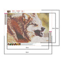 Full Drill Animal Diamond Painting Mosaic Rhinestone Handwork (LD497 Wolf)