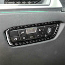 Carbon Fiber Headlight Switch Button Frame Trim Cover for BMW G20 G28 19-20