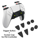 8 in 1 Thumb Stick Grip Caps Joystick Cover L2 R2 Trigger Extender for PS5  A